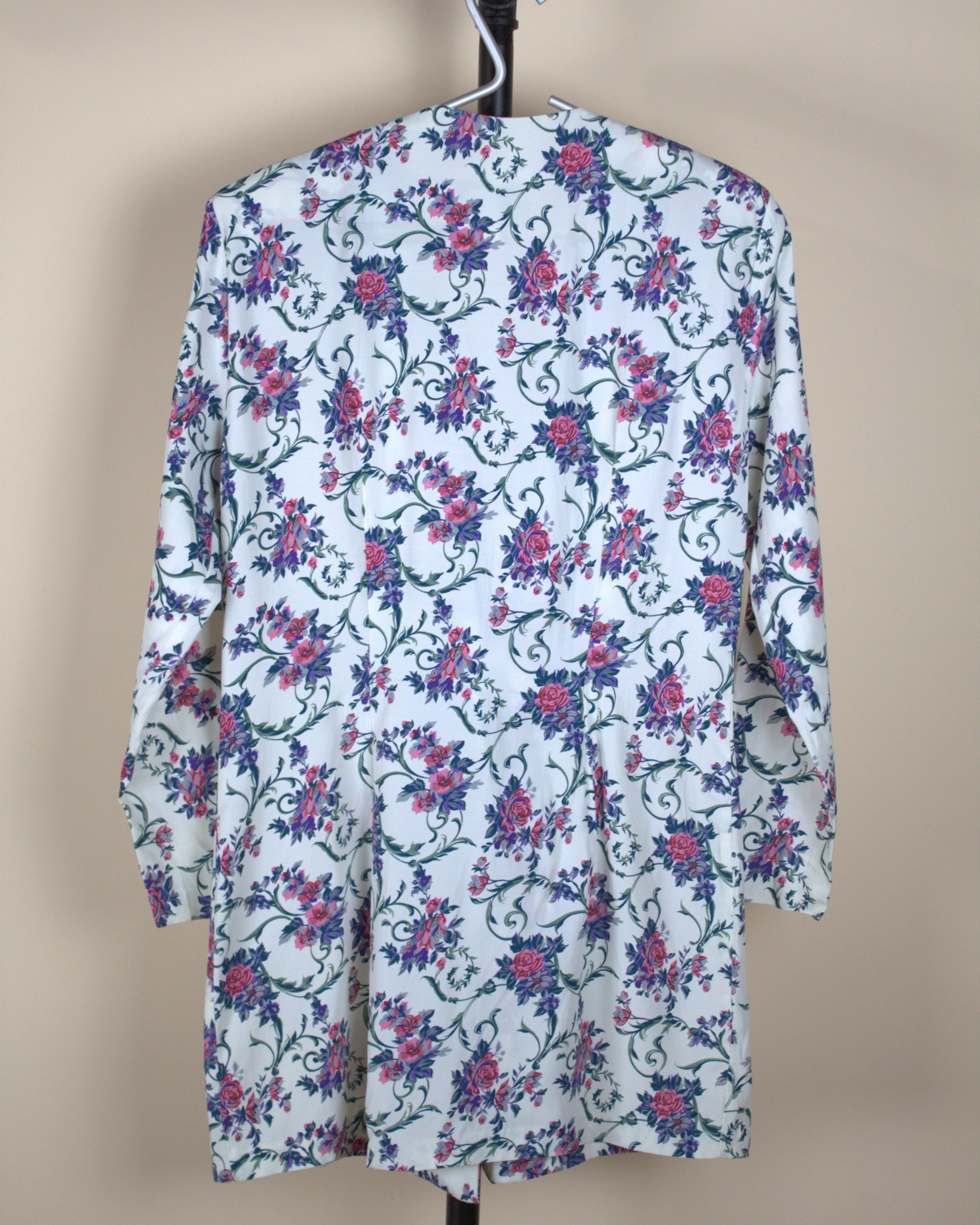 Floral Long Blazer