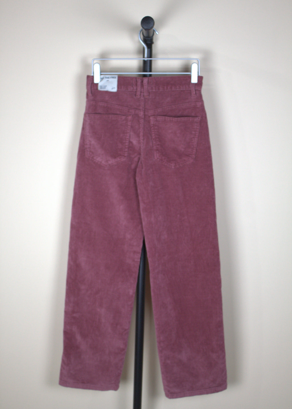 Free People Risk Taker High Rise Straight in Rose Wine (New with Tags)