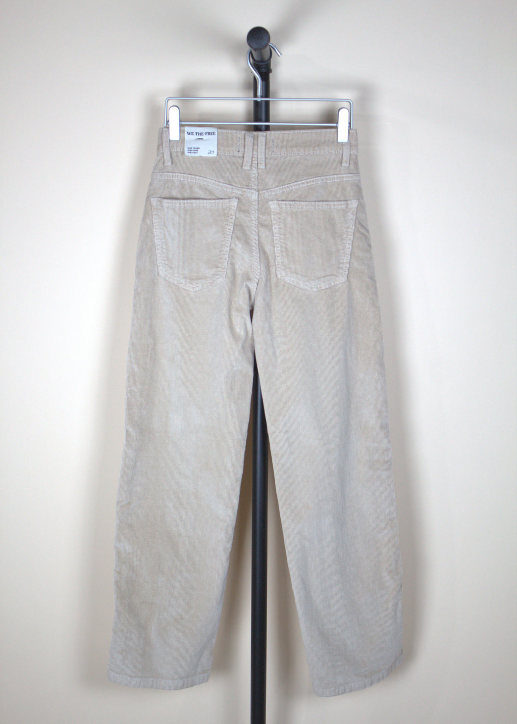 Free People Risk Taker High Rise Straight in Birch (New with Tags)