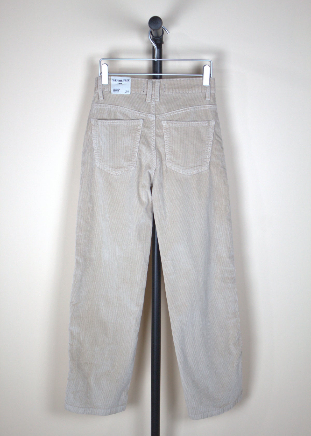 Free People Risk Taker High Rise Straight in Birch (New with Tags)