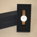 Daniel Wellington Petite Melrose in Rose Gold