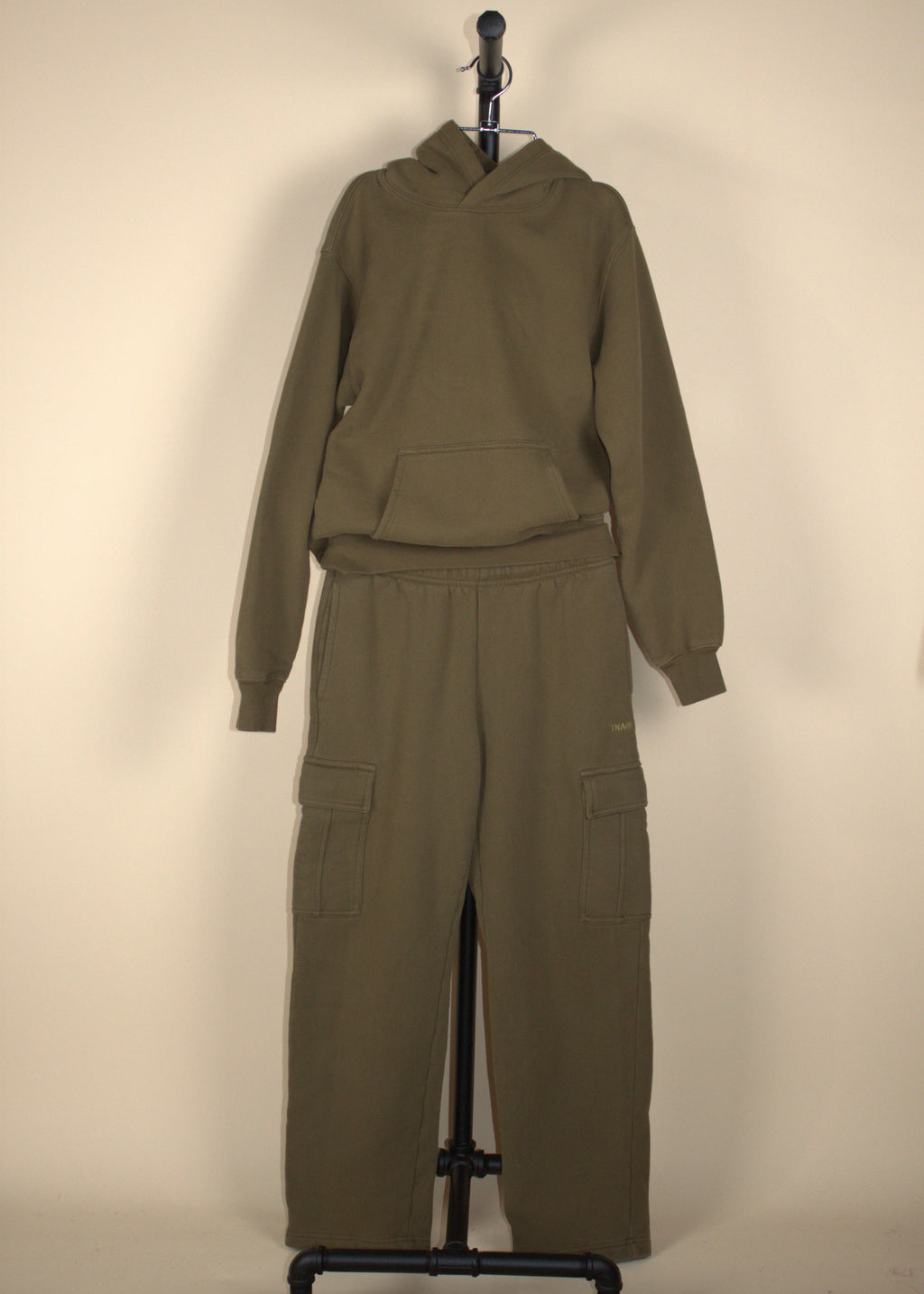 TNA Khaki Green Cargo Sweatpants