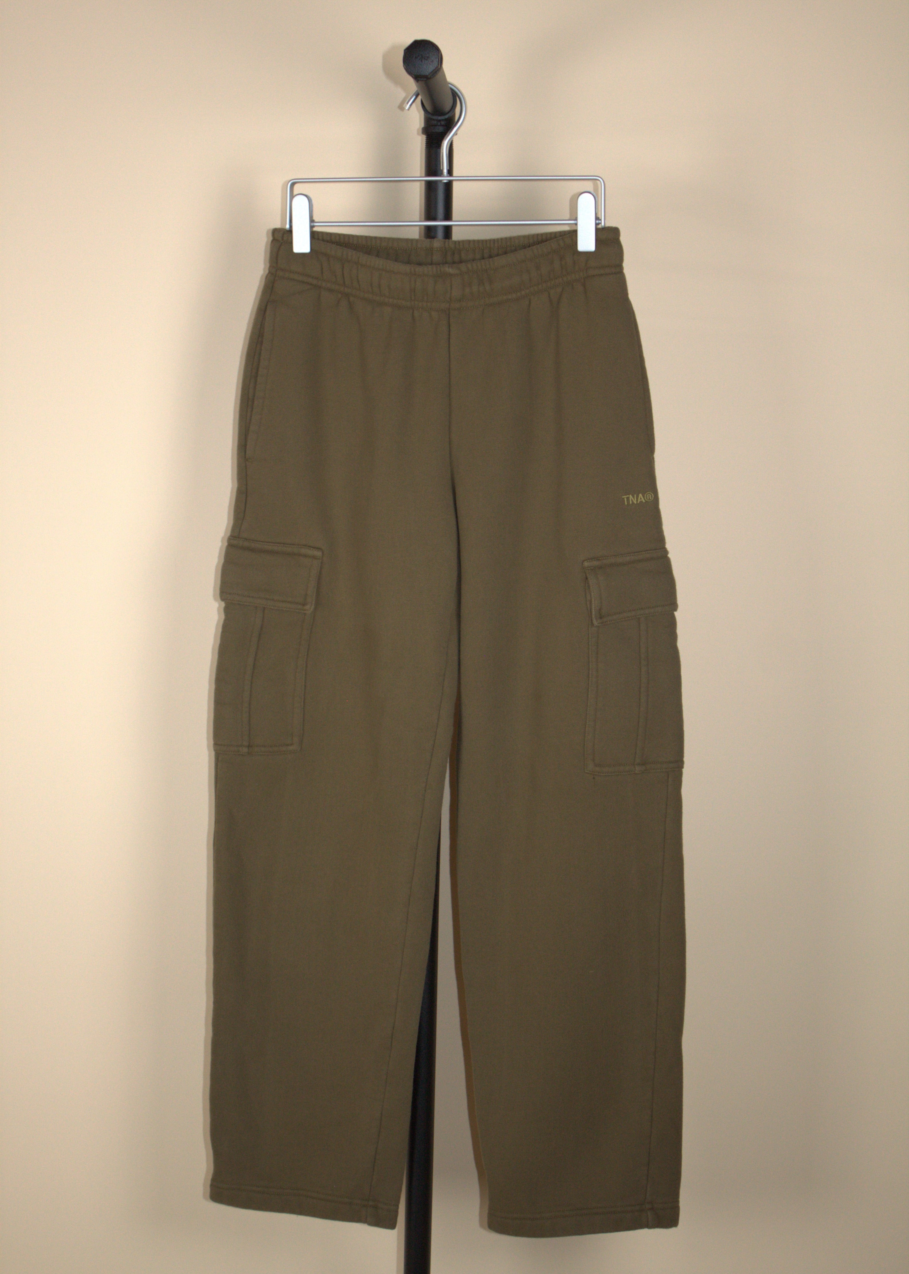 TNA Khaki Green Cargo Sweatpants