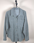 Wishlist Apparel Gray Cord Button Up