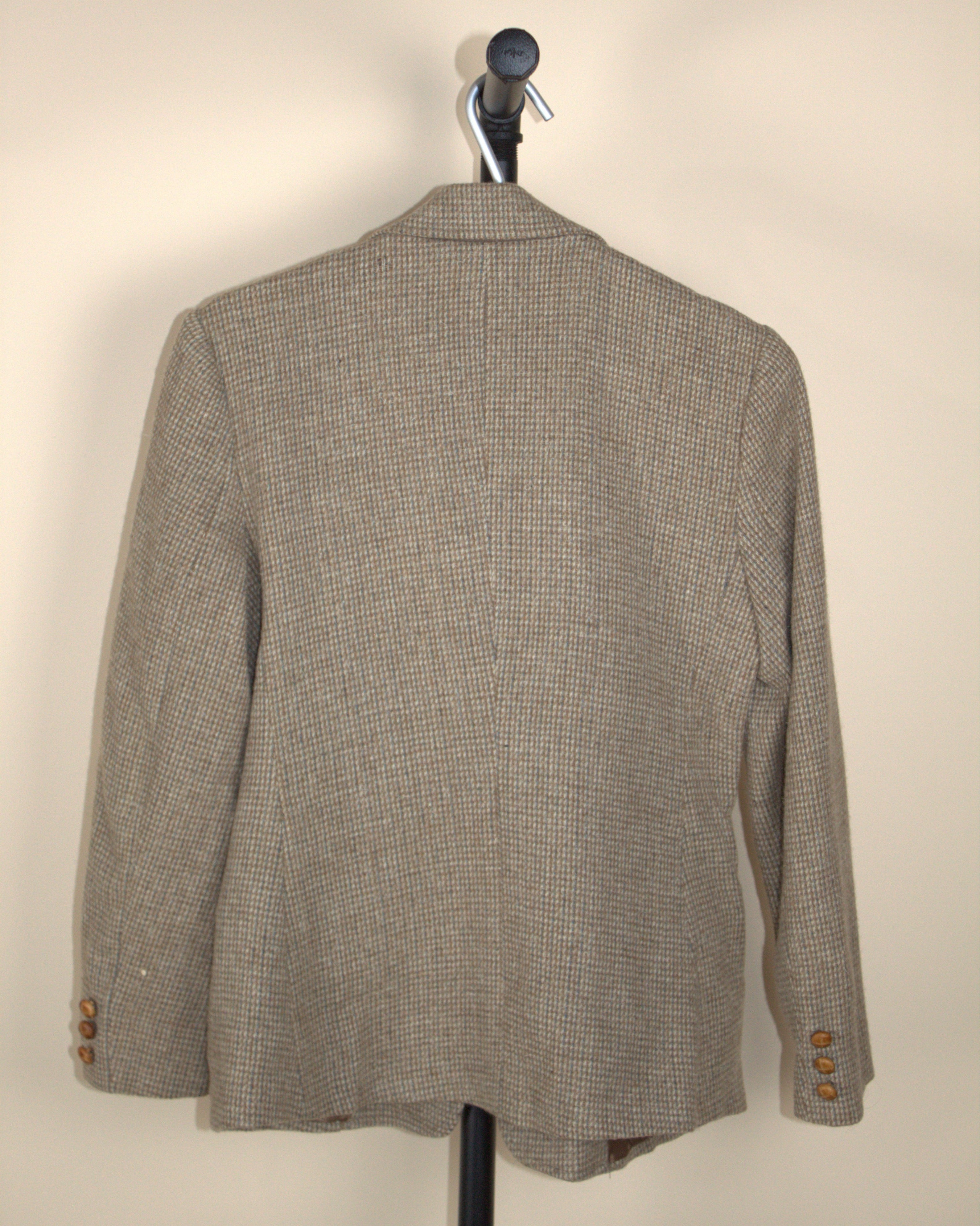 Houndstooth Fitted Blazer