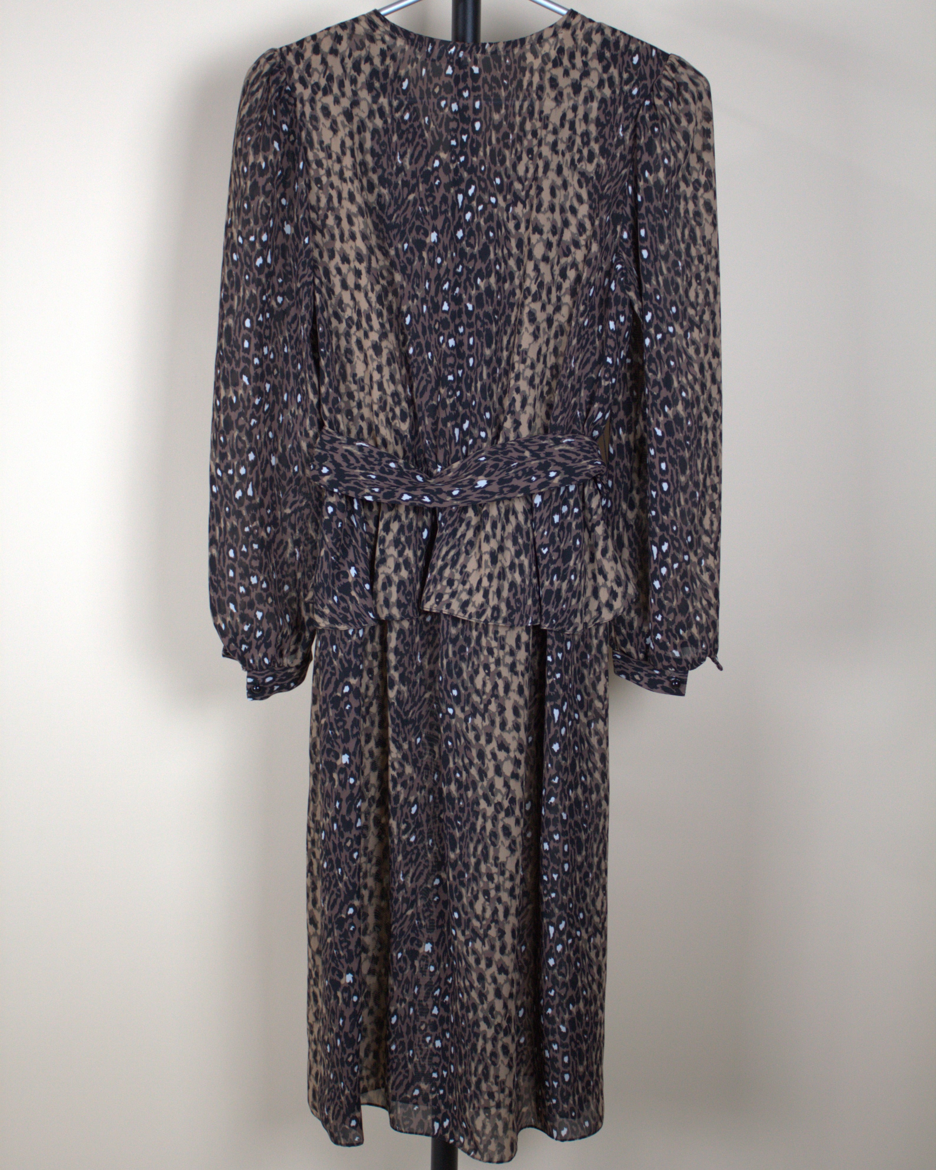 Leopard Belted Dress