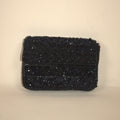 Lulus Black Beaded Clutch with Removable Strap