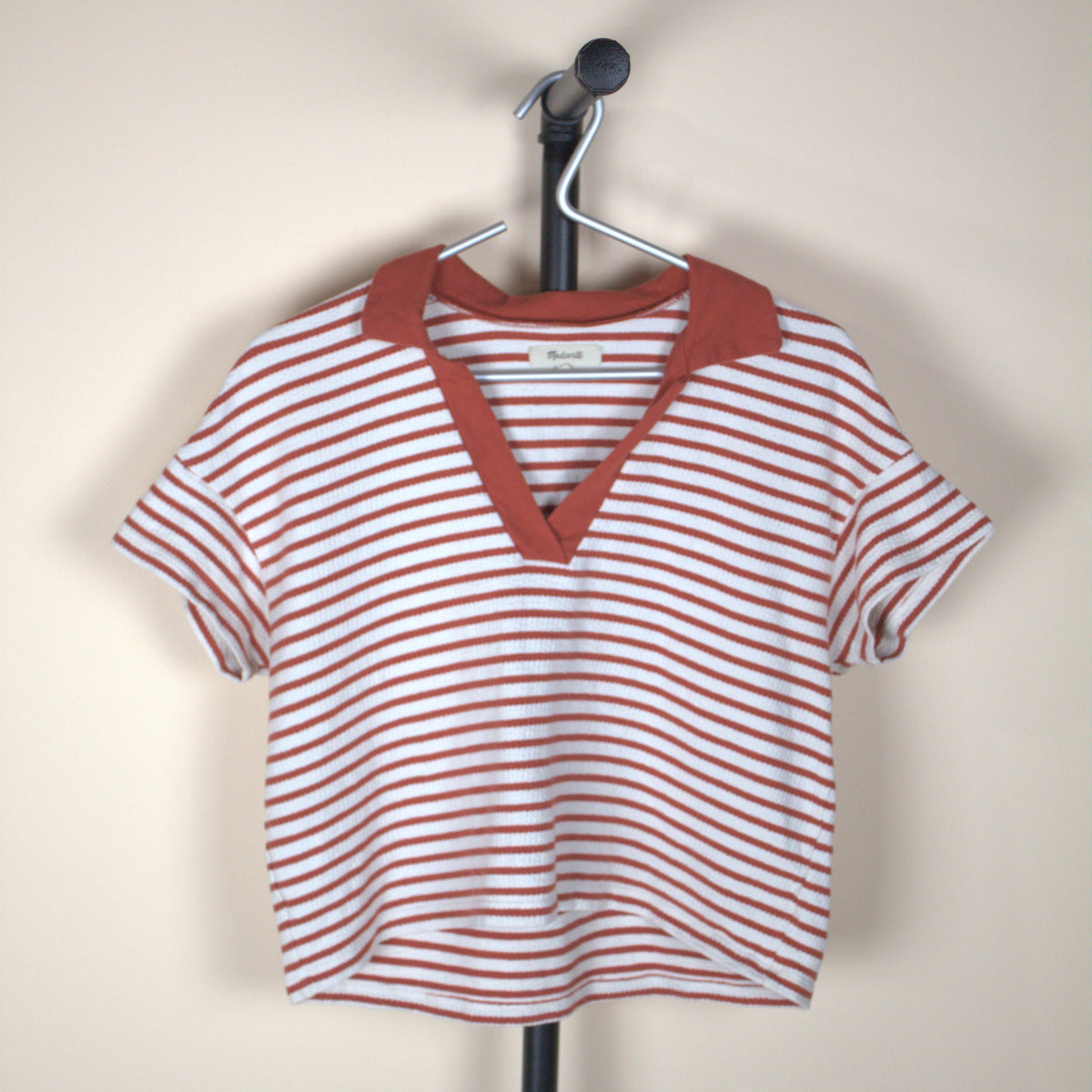 Madewell Striped Crop Top
