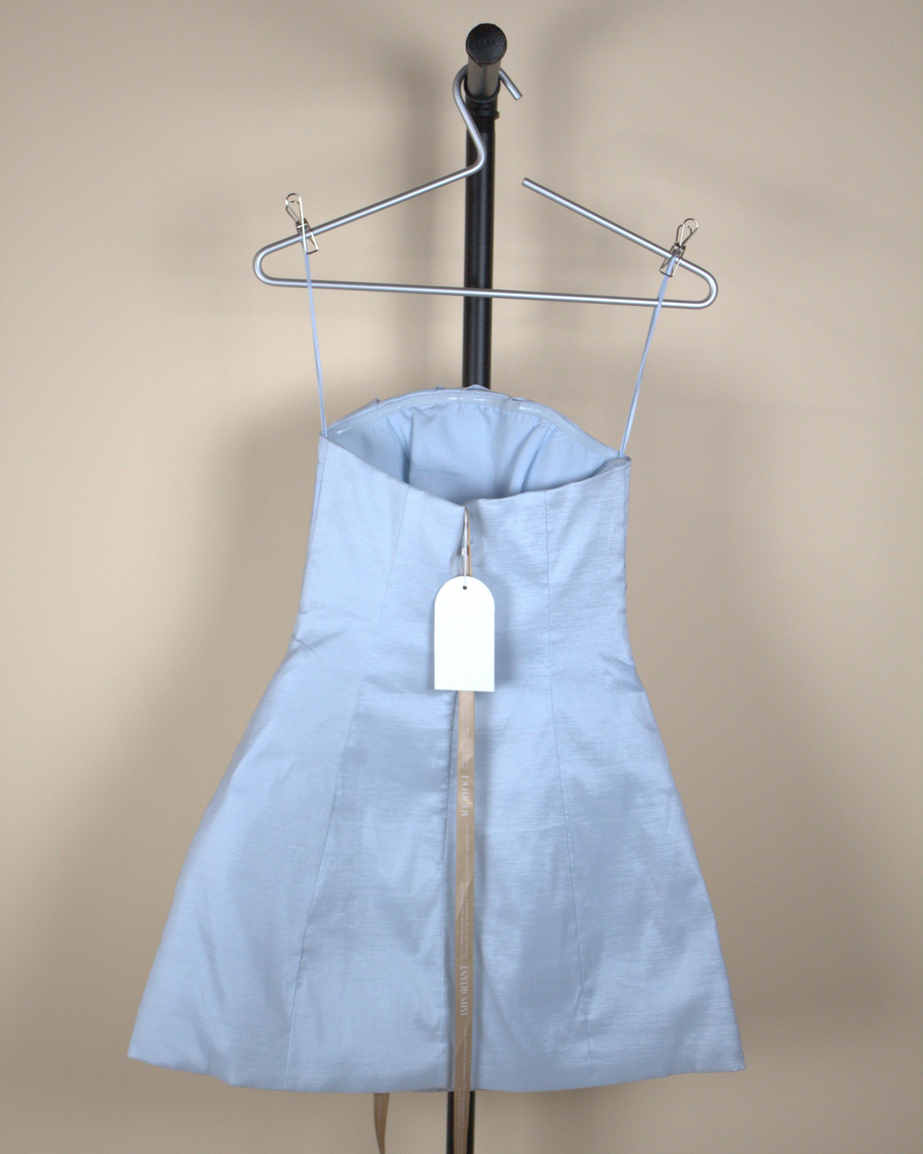 Meshki Leslie Gathered Taffeta Mini Dress (New with Tags)