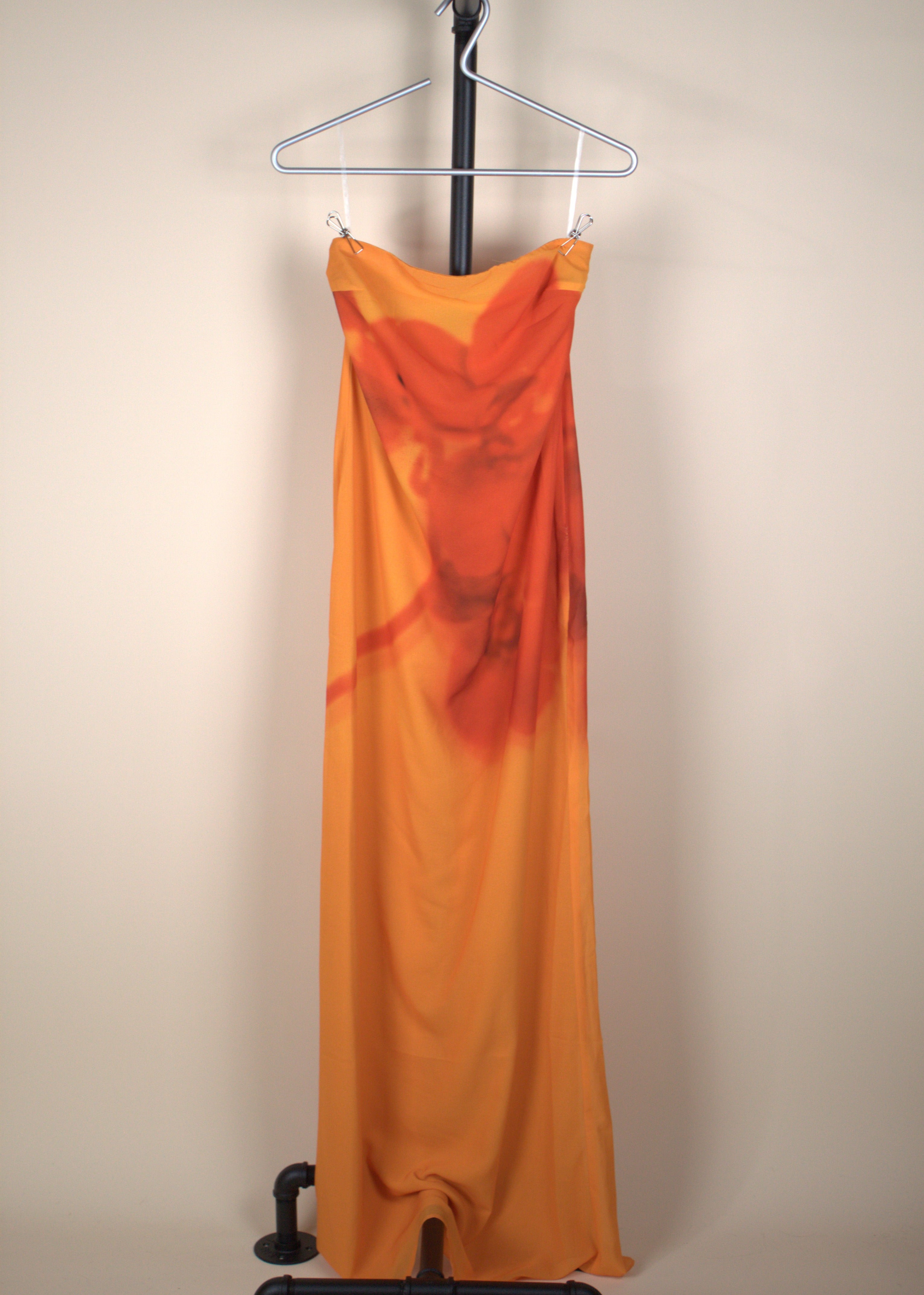 Meshki Amaya Strapless Chiffon Maxi Dress (New with Tags)