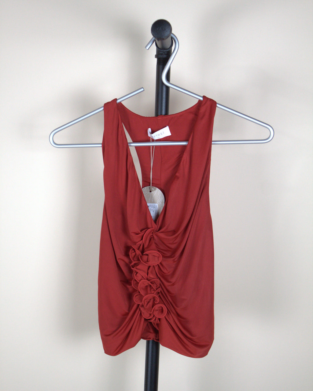 Meshki Alessandra Slinky Ruffle Top (New with Tags)
