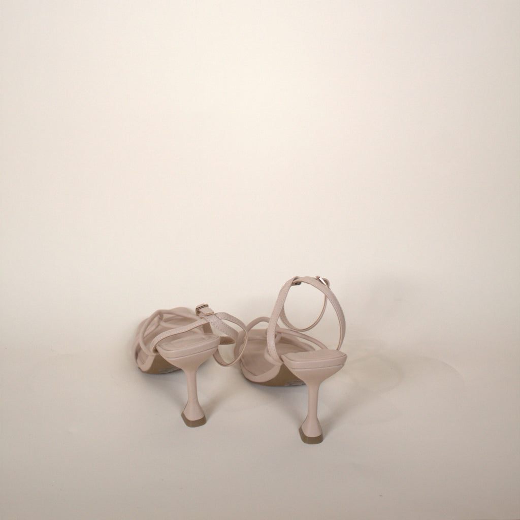 Open Edit Nude Strappy Heels