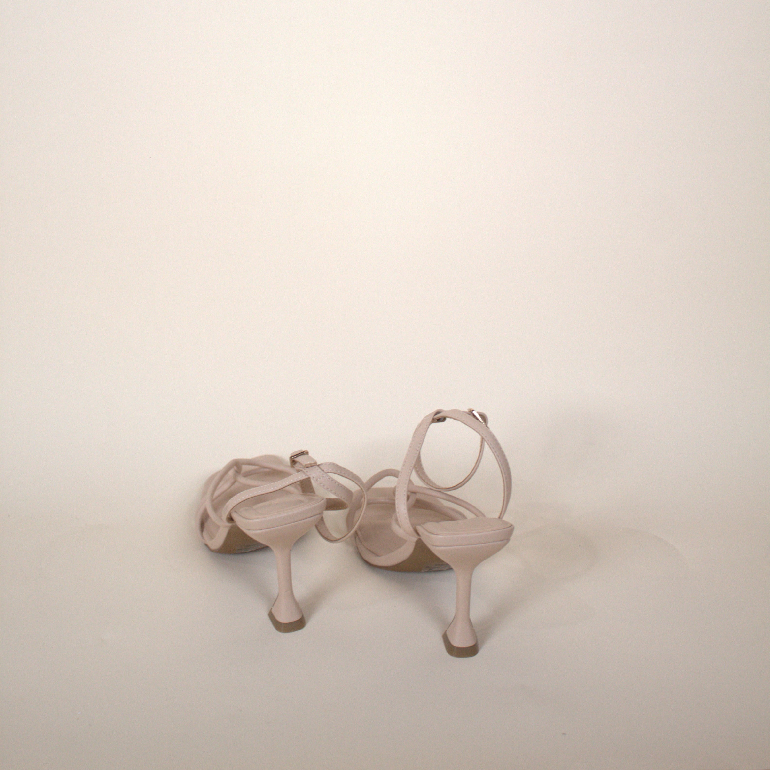 Open Edit Nude Strappy Heels