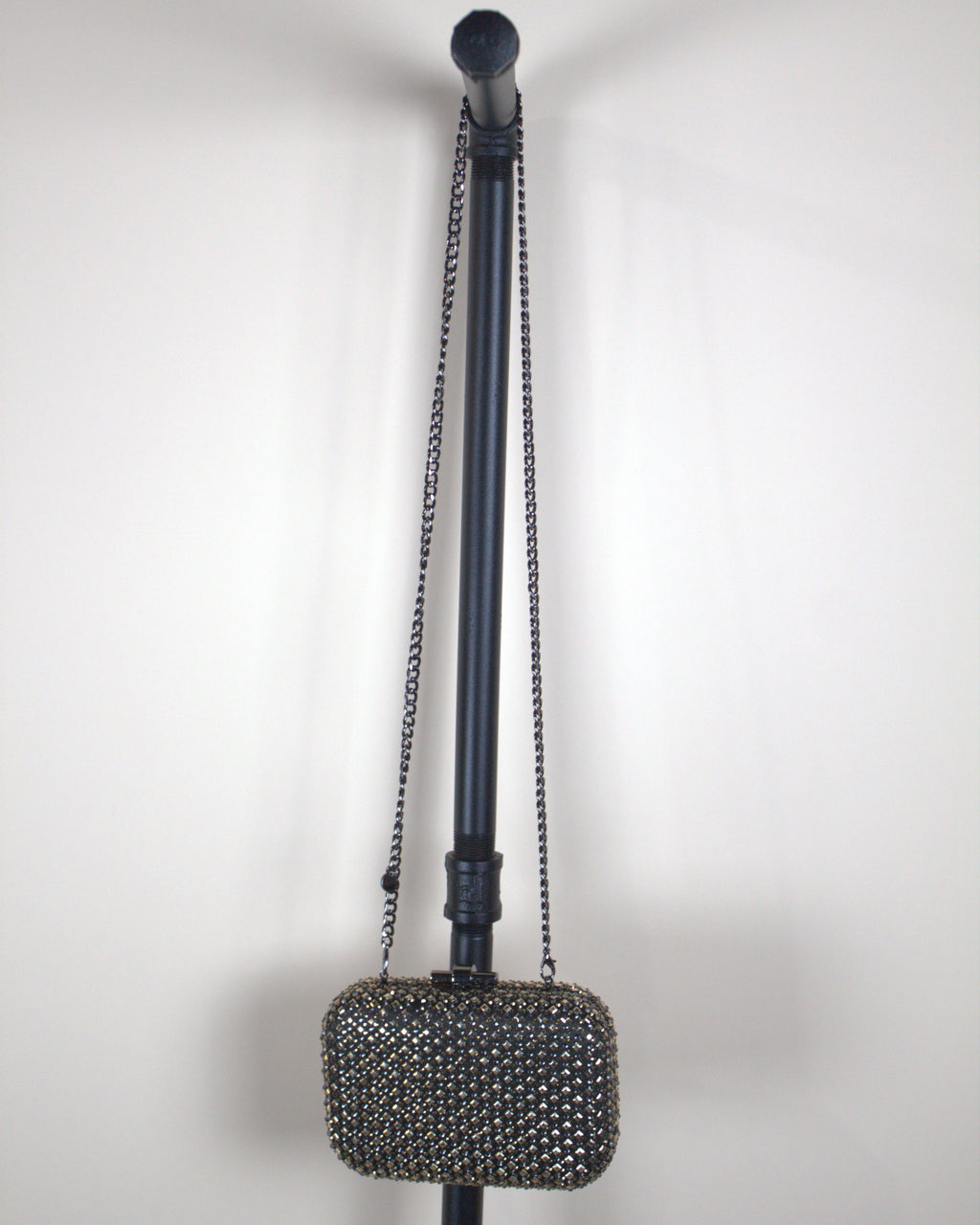 Olga Berg Ellen Hotfix Crystal Clutch
