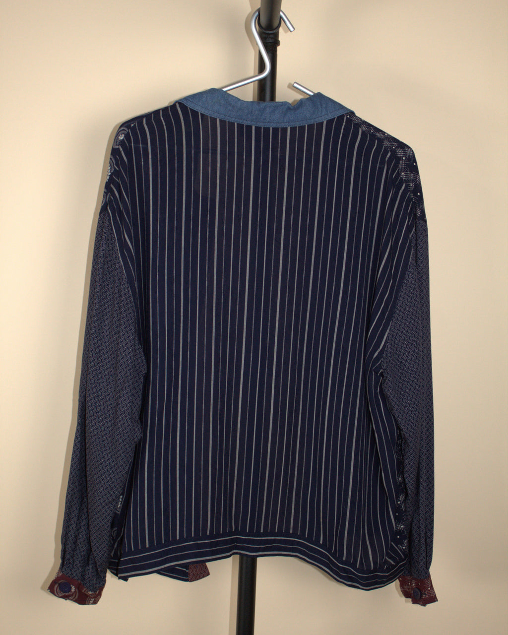 Patchwork Button Up Shirt