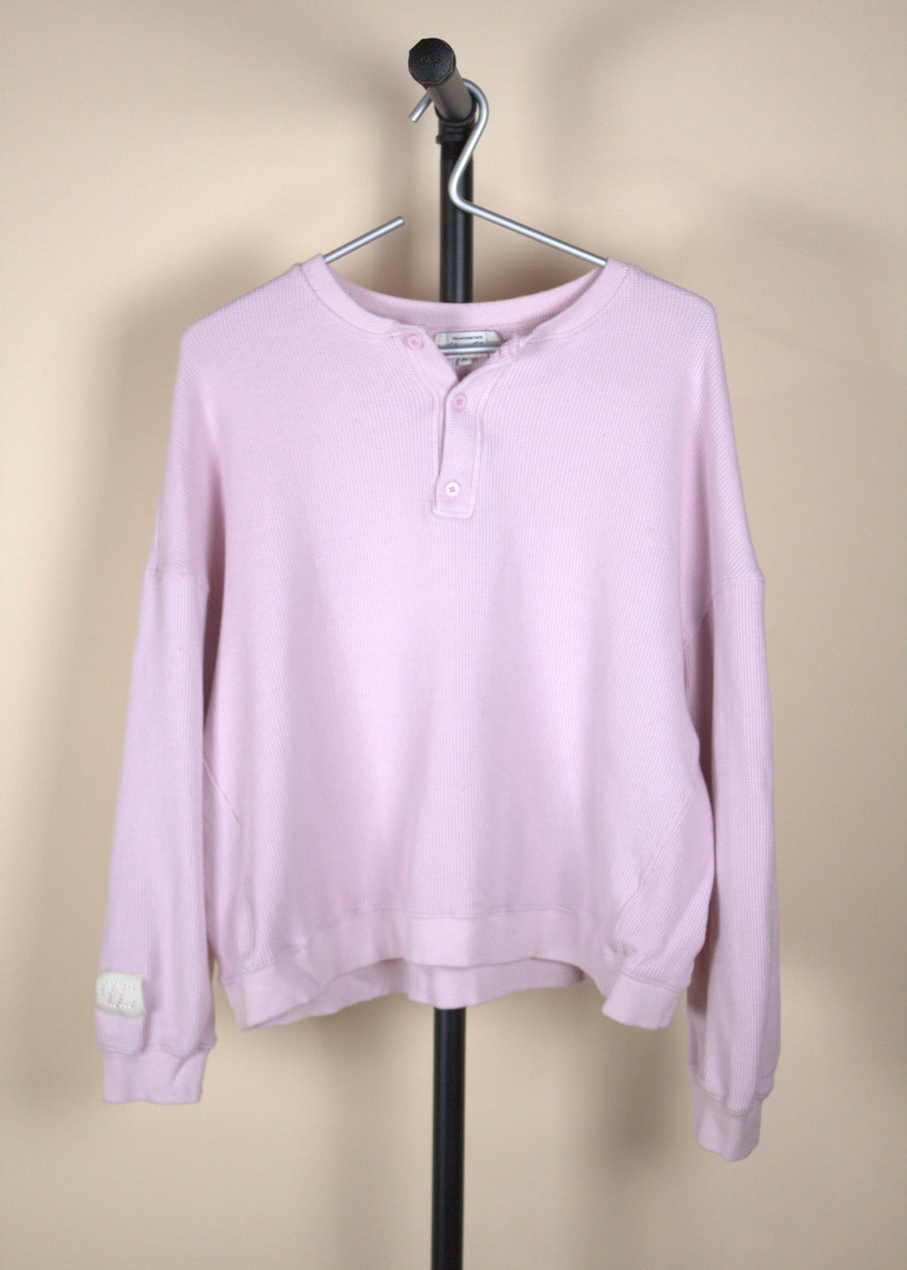 Eleven Eleven Pink Waffle Top