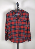 Gap Red Plaid Pajama Top