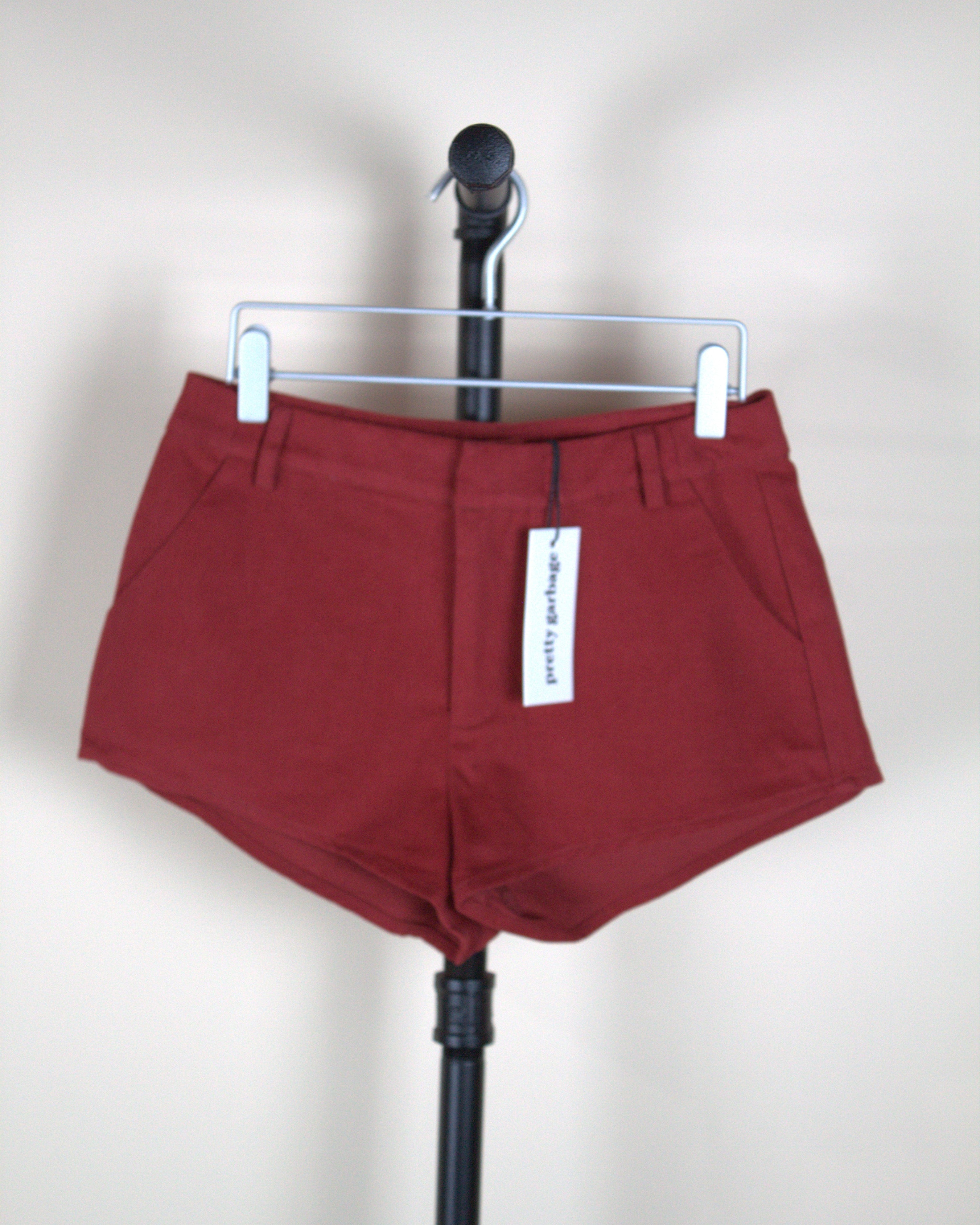 Pretty Garbage Red Shorts (New with Tags)