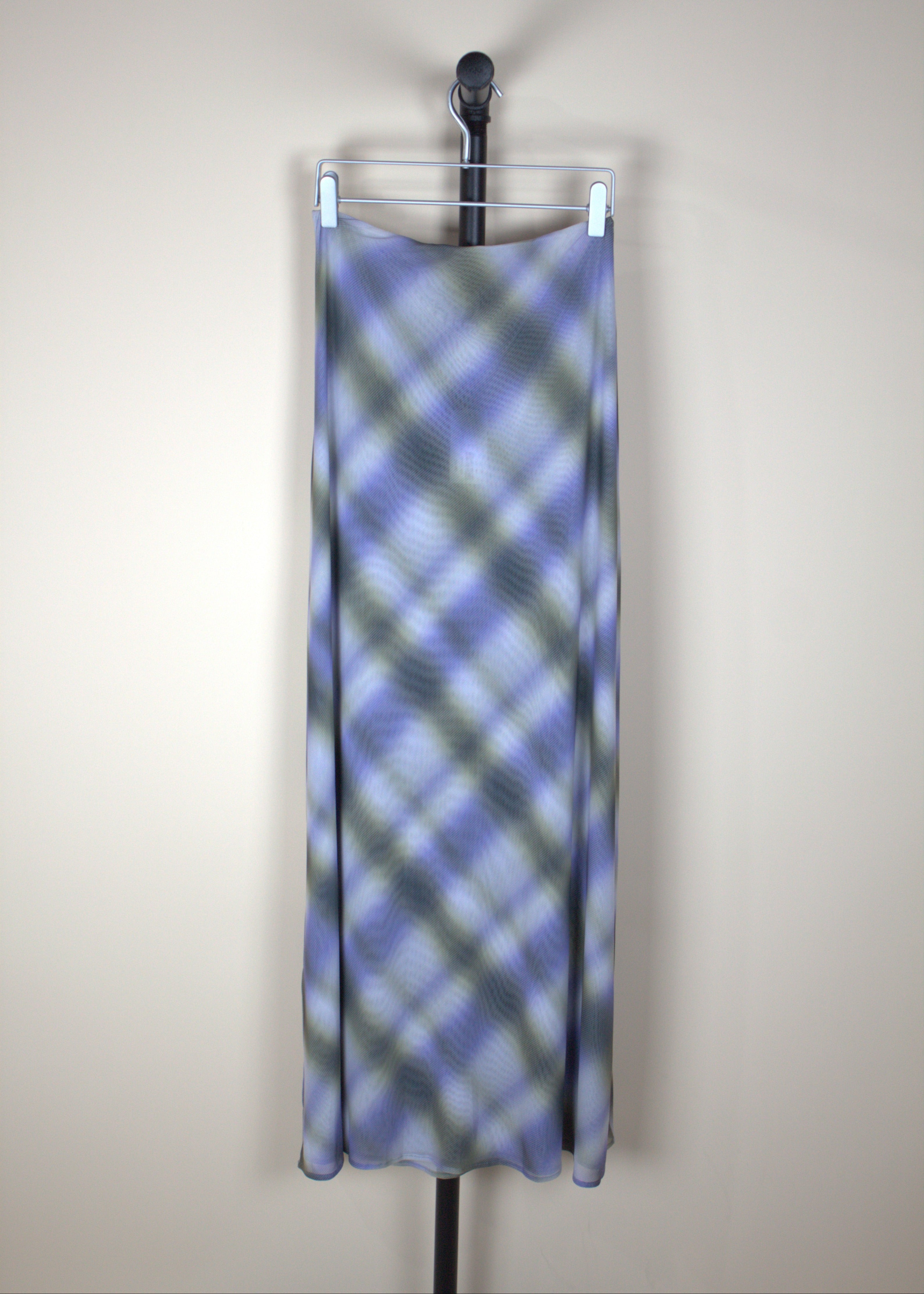 Resa Estelle Ruched Maxi Skirt in Blur (New with Tags)