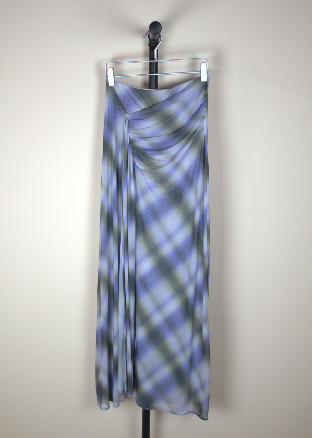 Resa Estelle Ruched Maxi Skirt in Blur (New with Tags)