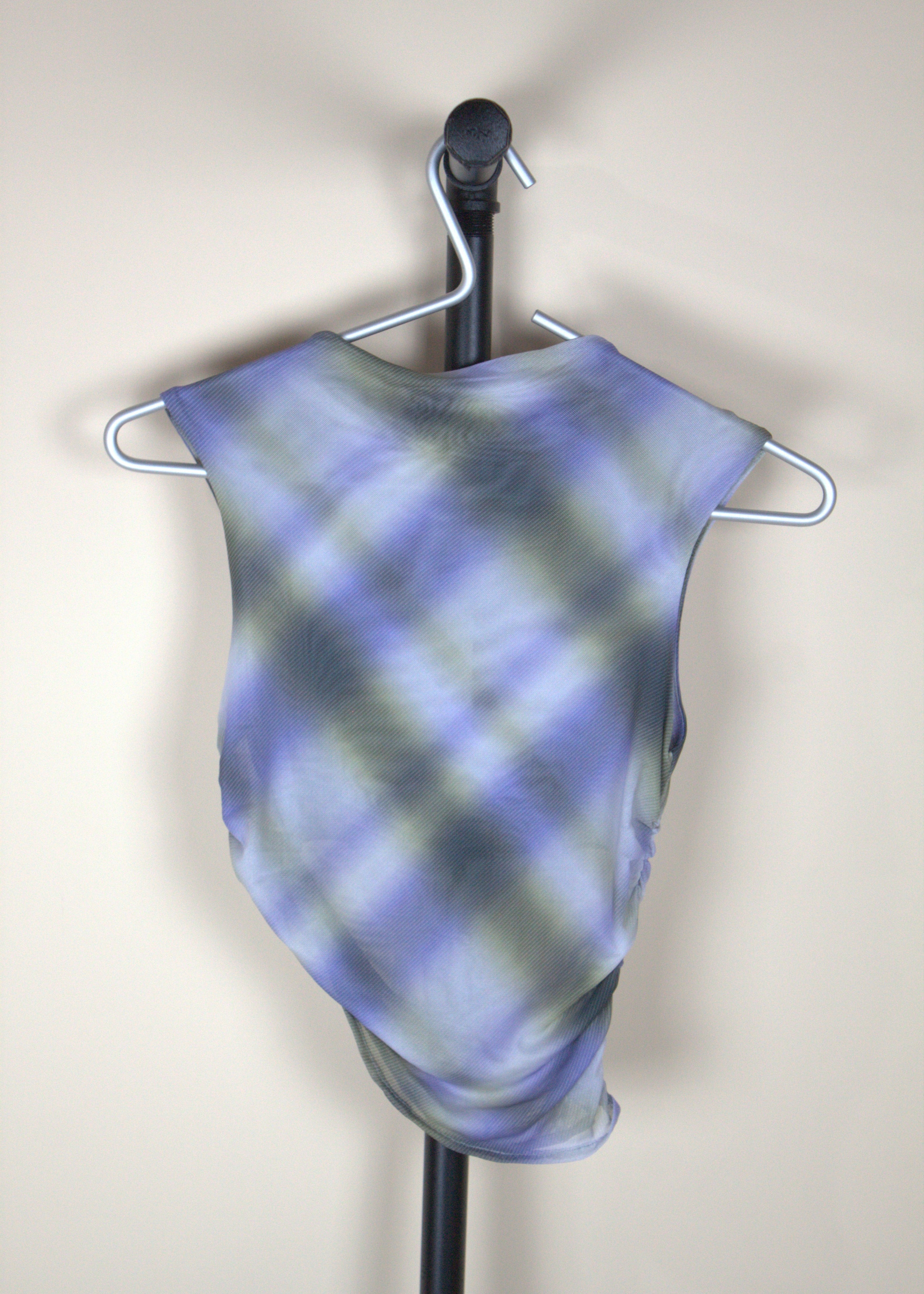Minka Asymmetrical Top in Blur (New with Tags)