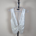 Sequin Cashmere Vest