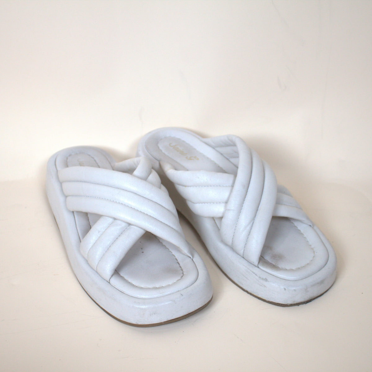 Saint G White Sandals