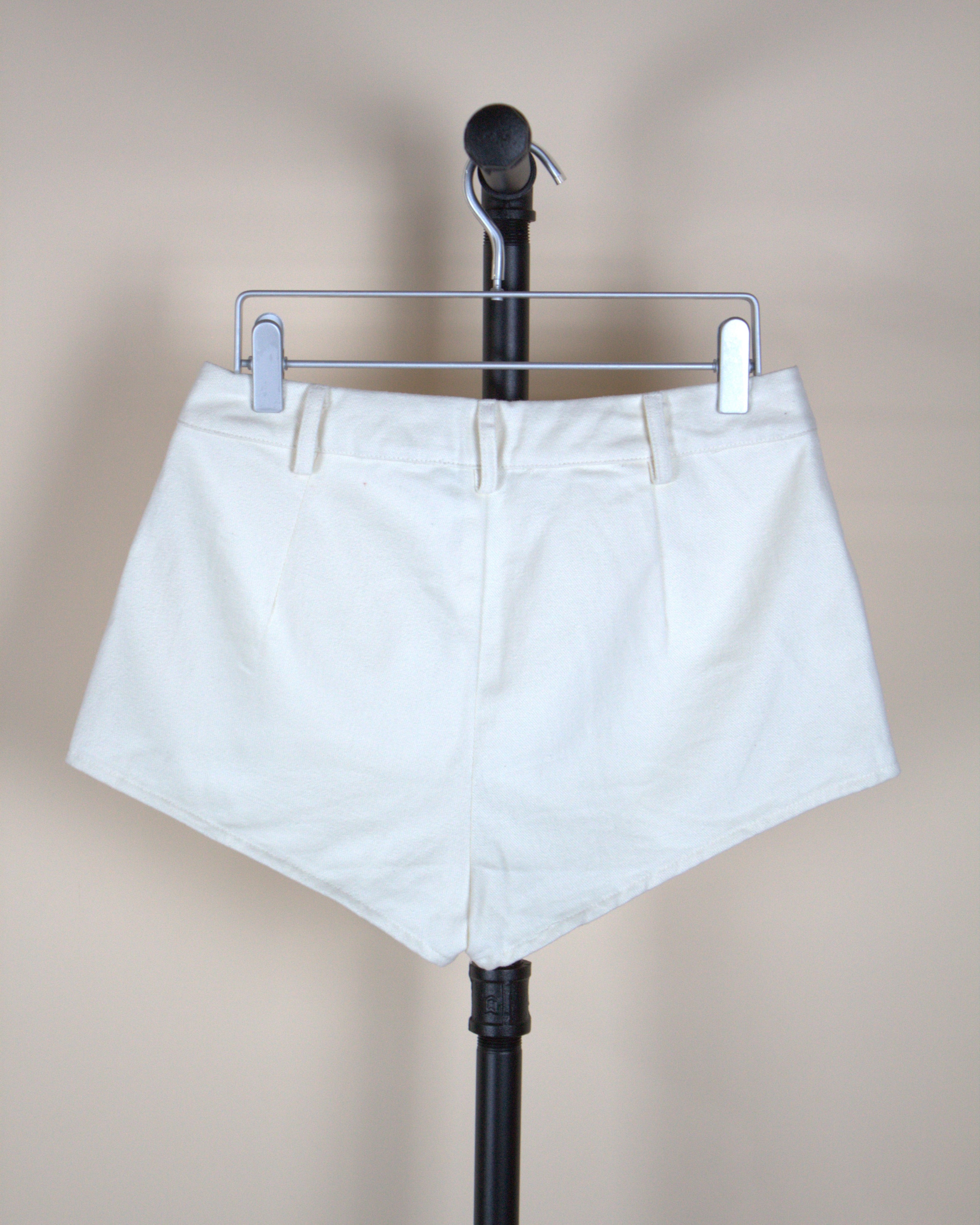 Pretty Garbage White Shorts