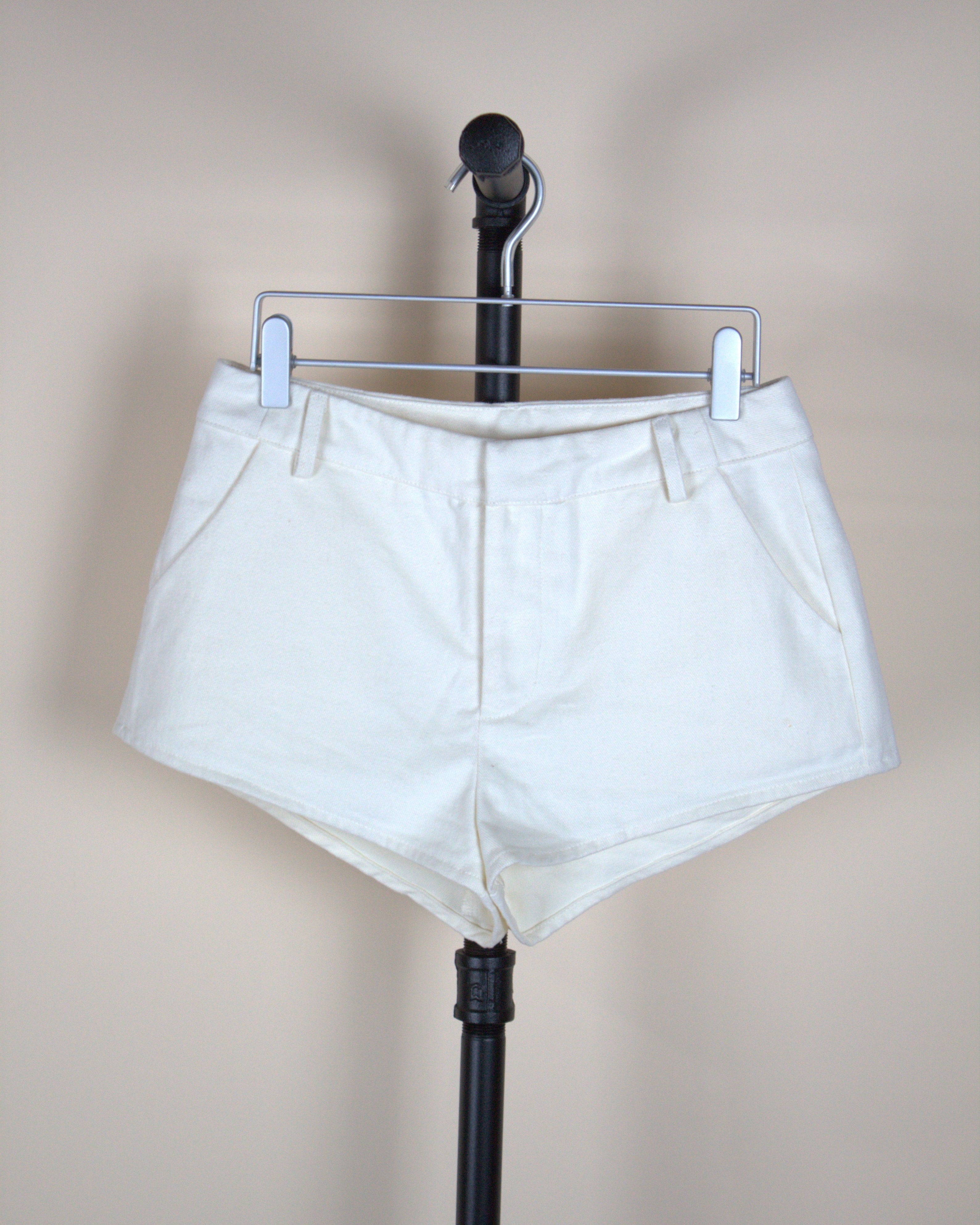 Pretty Garbage White Shorts