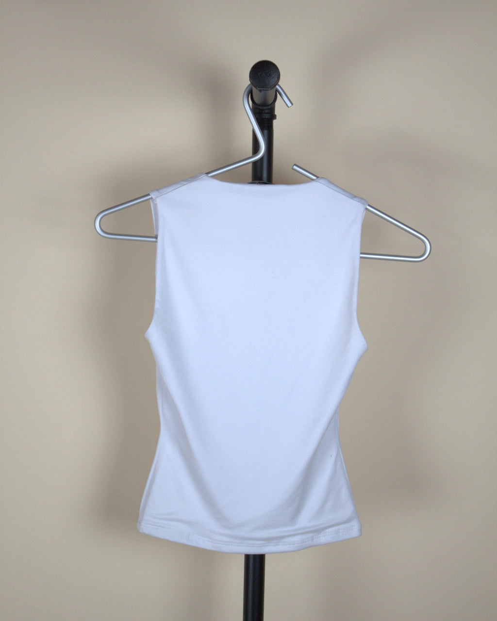 Grey Bandit White Tank Top
