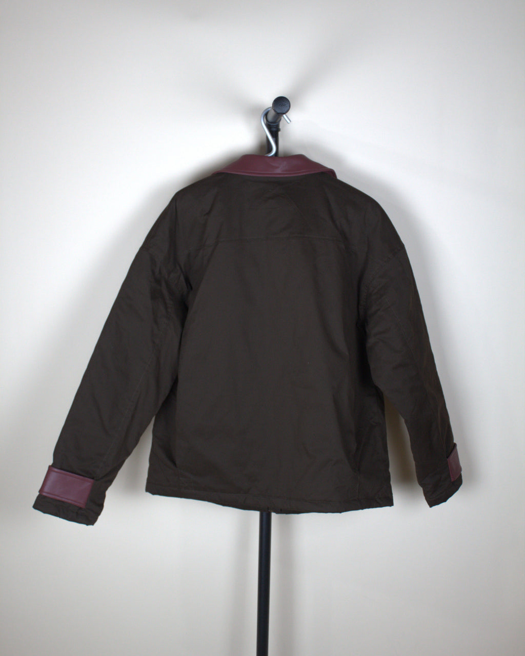 Karen Millen Quilted Contrast Collar Barn Jacket (New with Tags)