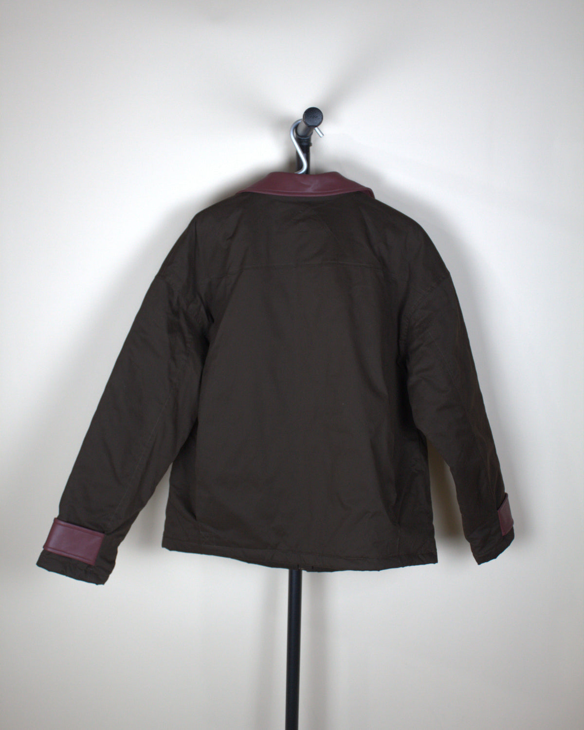 Karen Millen Quilted Contrast Collar Barn Jacket (New with Tags)