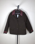 Karen Millen Quilted Contrast Collar Barn Jacket (New with Tags)