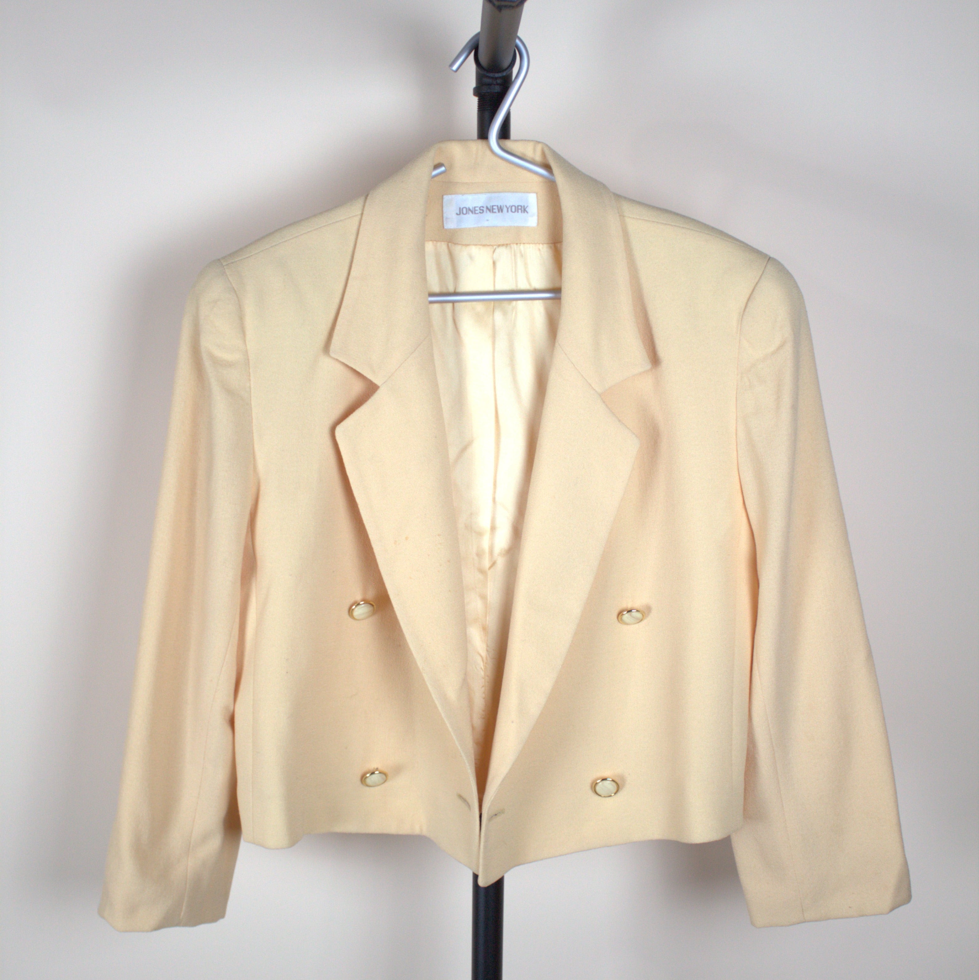 Yellow Crop Blazer